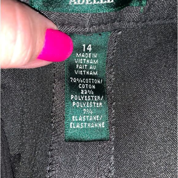Ralph Lauren green label trousers size 14 gray - Picture 6 of 6